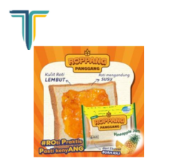Roti Roppang Pineaplle 65G [ 1 Karton Isi  60Pcs ]