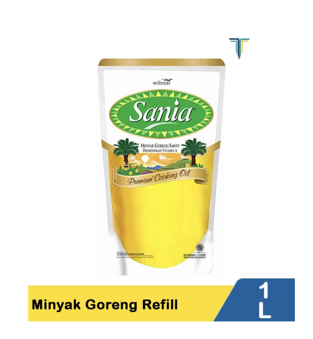 Minyak Goreng Sania Pouch 1 Liter